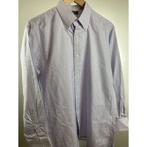 Hamilton White/Blue/Red Dress Shirt 15 1/2 32/33
